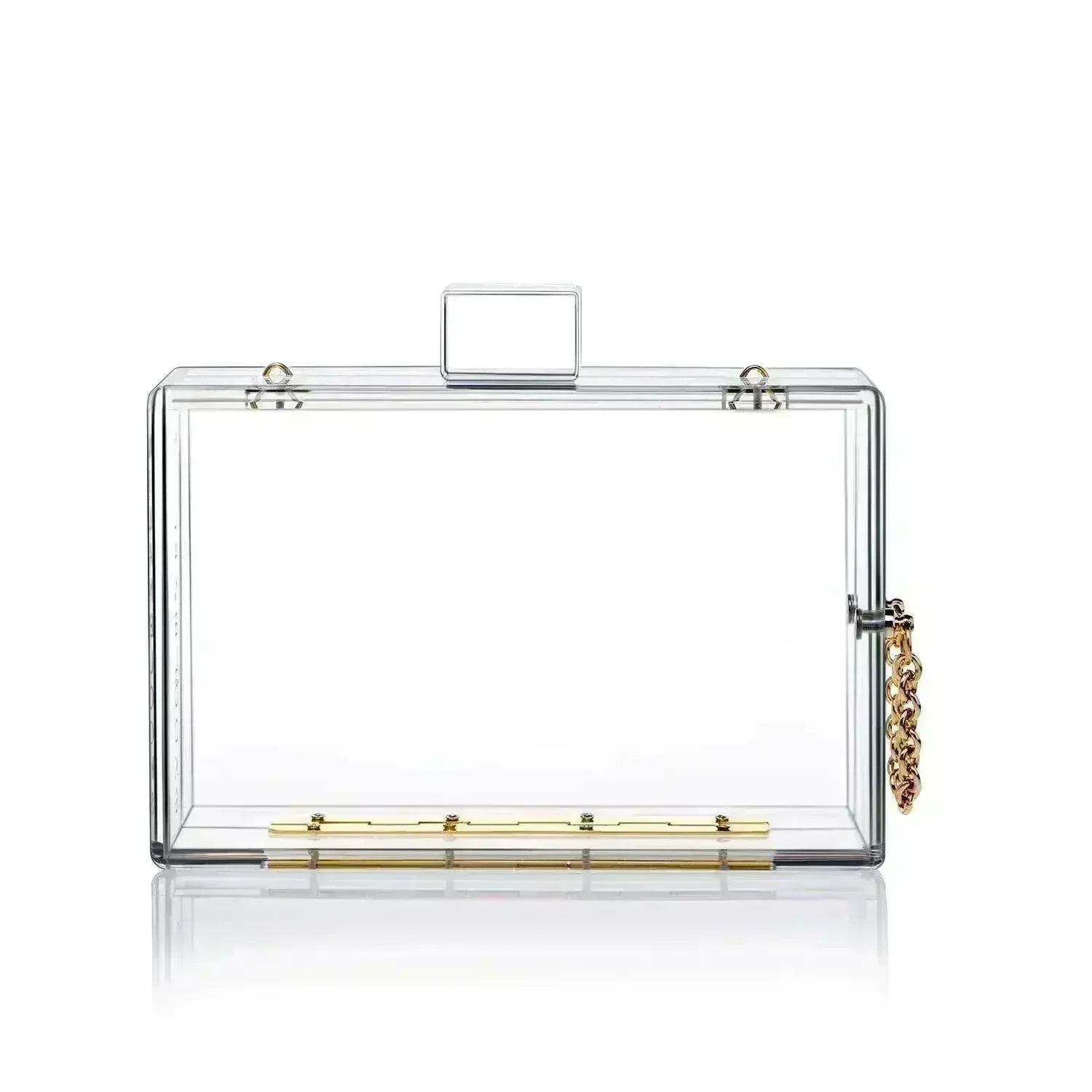 Transparent Acrylic Clear Clasp Clutch - Femstylo