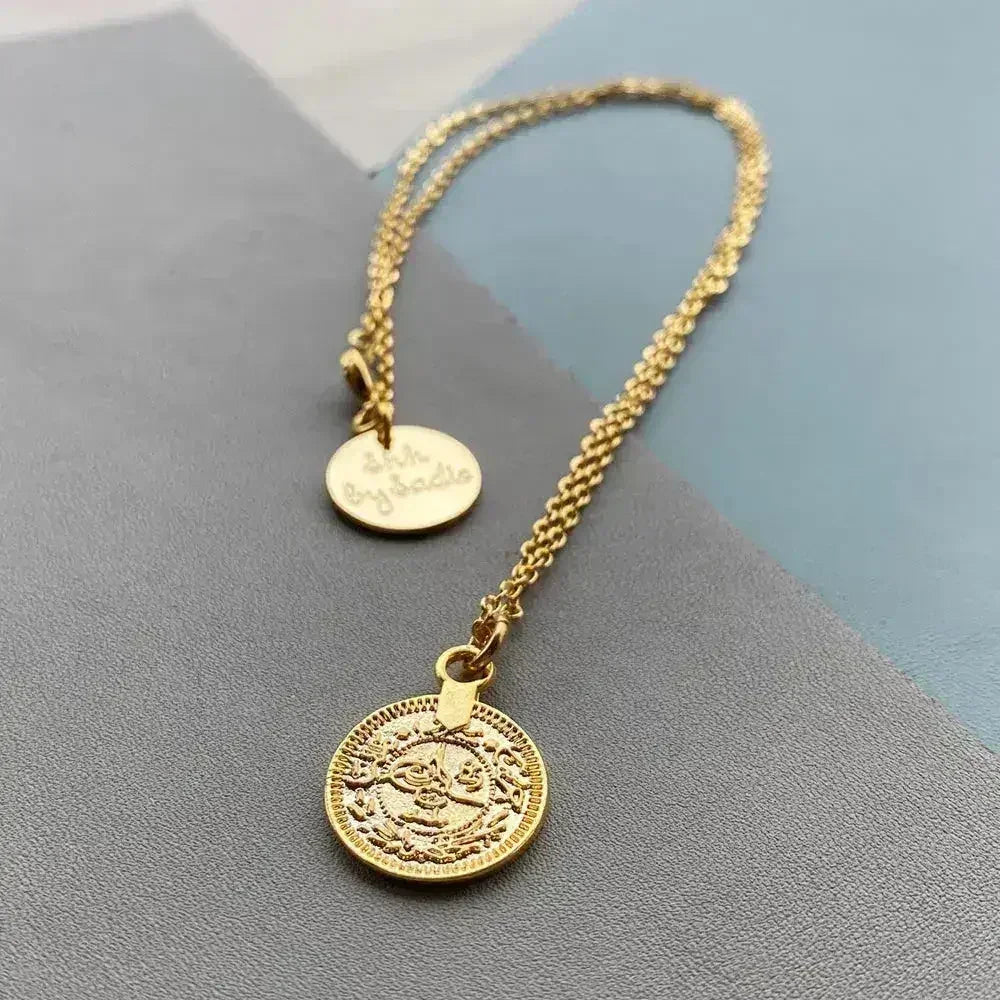 Gold Coin Necklace - Femstylo