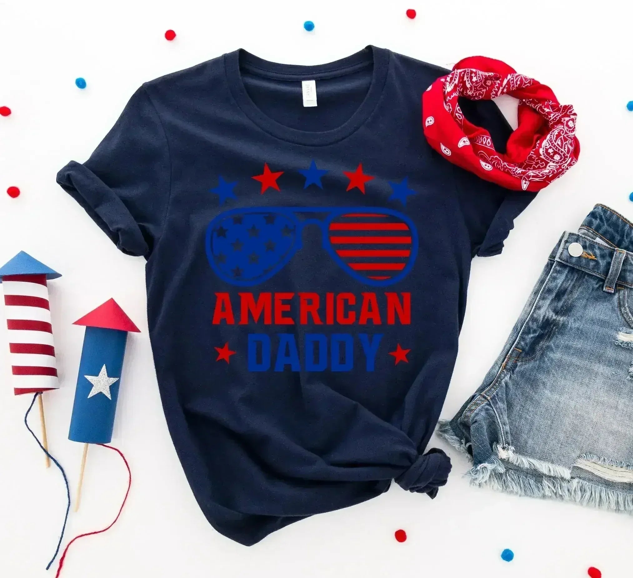 American Daddy T-shirt – Premium Ring-Spun Cotton Tee for Fathers - Femstylo