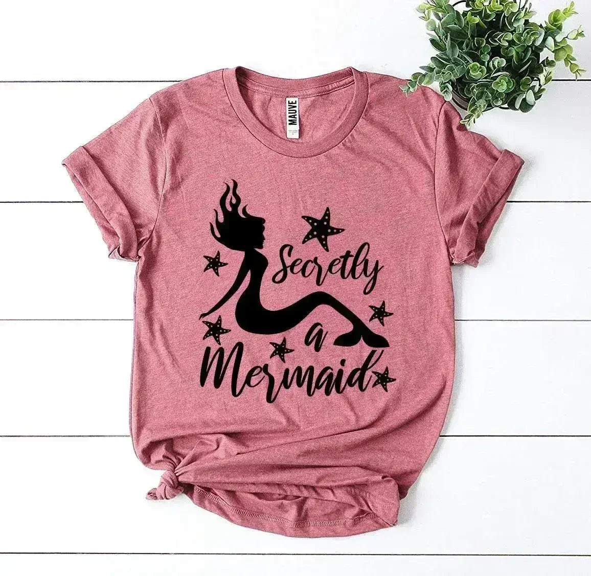 Secretly a Mermaid T-shirt - Femstylo
