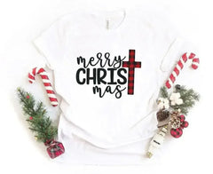 Merry Christmas Cross Shirt - Femstylo