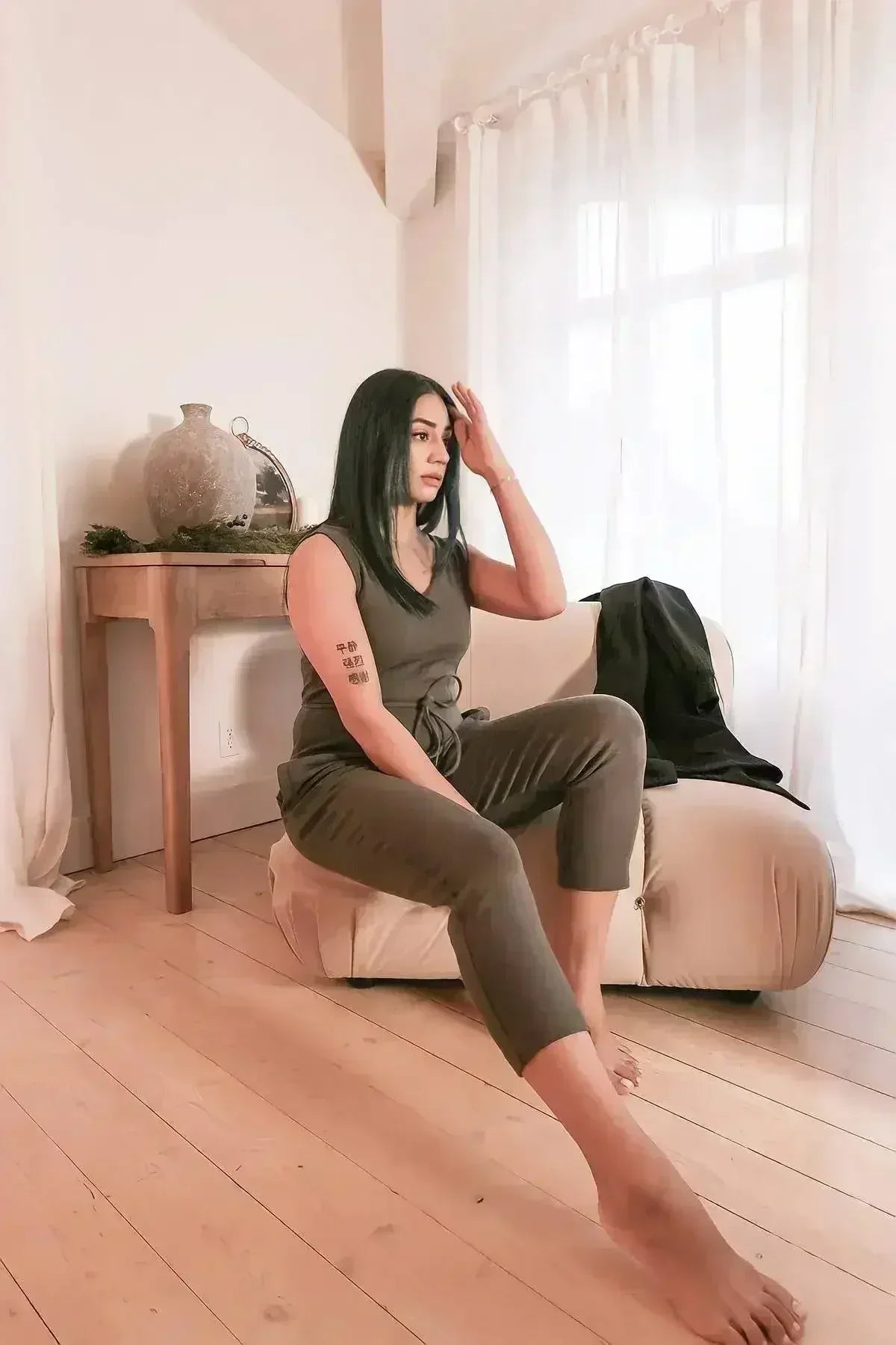 Axty V-Neck Jumpsuit - Versatile Cotton Romper | Femstylo - Femstylo