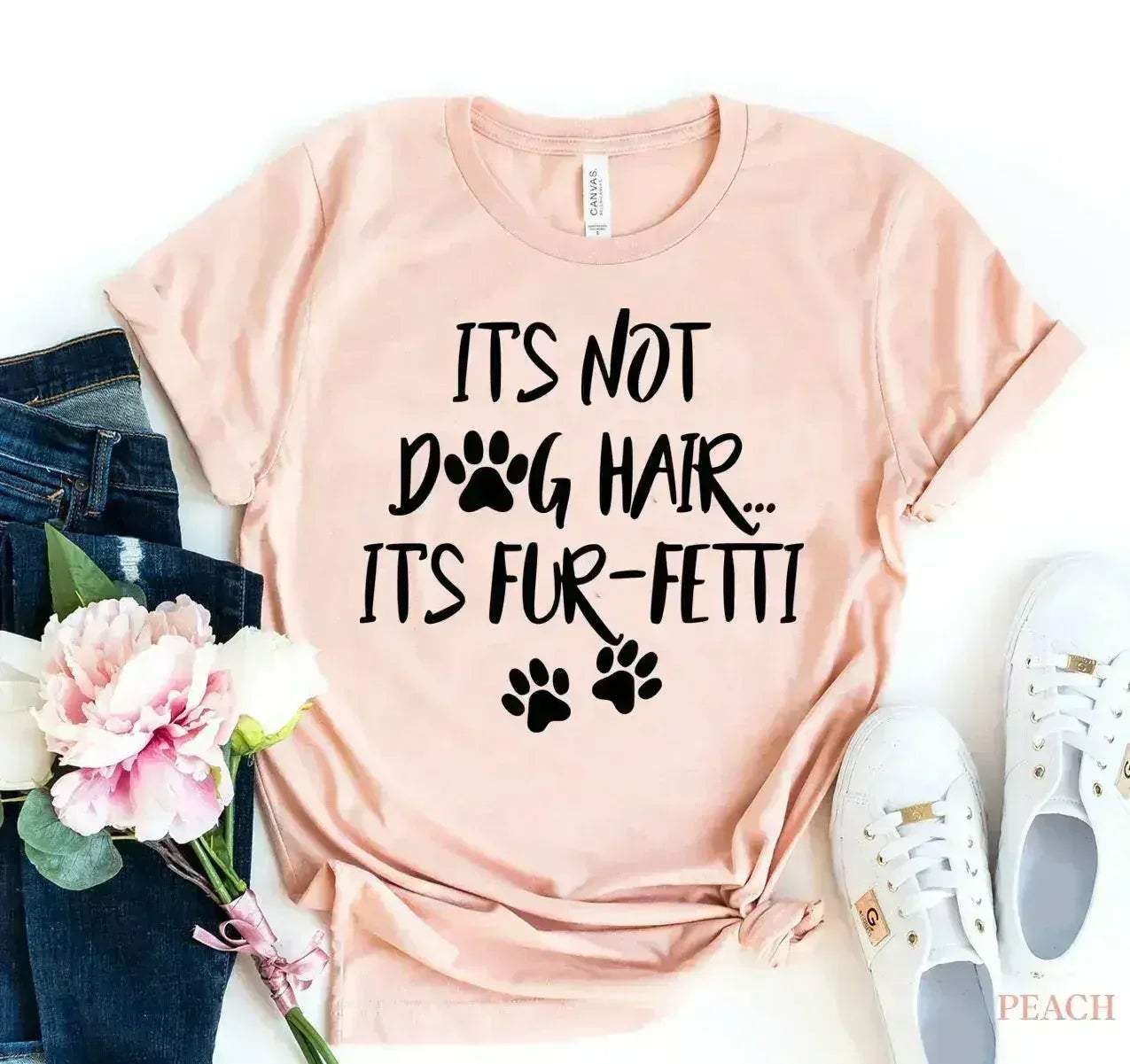 It's Not Dog Hair, It's Fun-fetti T-shirt - Femstylo