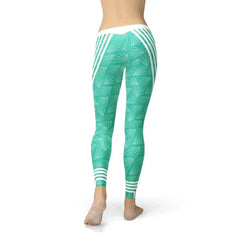 Turquoise Sports Leggings - Femstylo