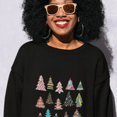 Christmas Tree Sweatshirt – Festive Loose Fit Top | S-XL - Femstylo