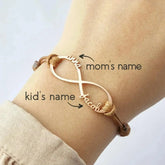 Custom Name Infinity Bracelet | Sterling Silver Mom Jewelry - Femstylo