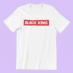 Black King T-Shirt | Premium Gildan Tee, 100% Cotton - Femstylo
