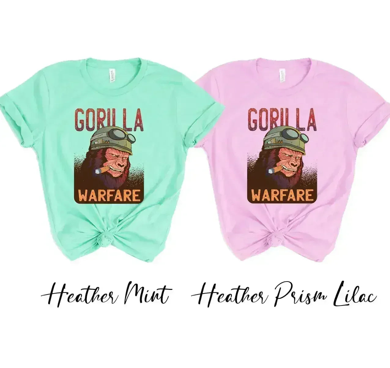 Gorilla Warfare T-shirt - Femstylo