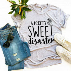 A Pretty Sweet Disaster Printed T-shirt | Premium Cotton | Bella Canvas - Femstylo