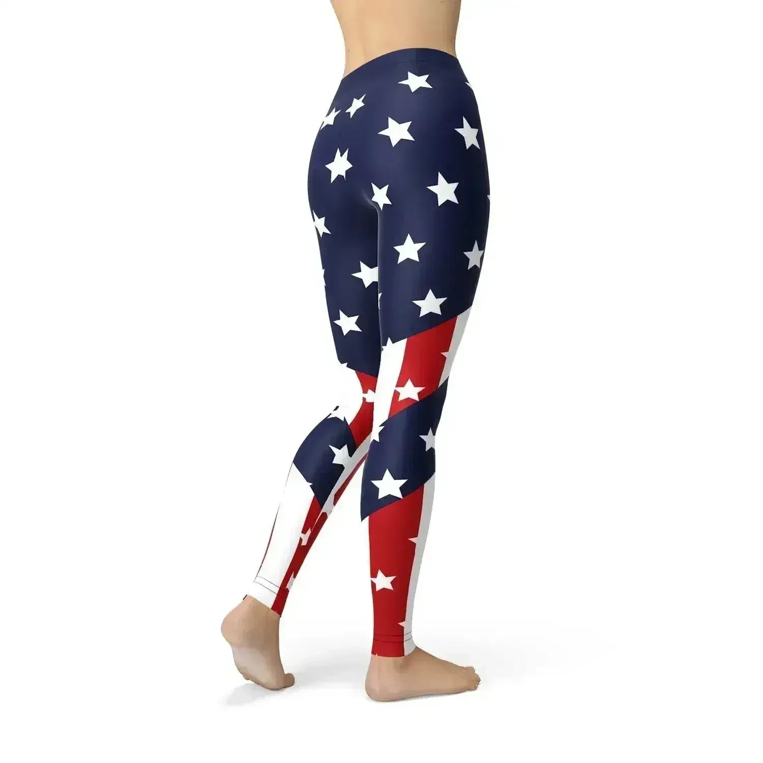 Womens American Flag Leggings - Femstylo