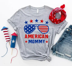 American Mommy T-shirt – Premium Ring-Spun Cotton Tee for Mothers - Femstylo