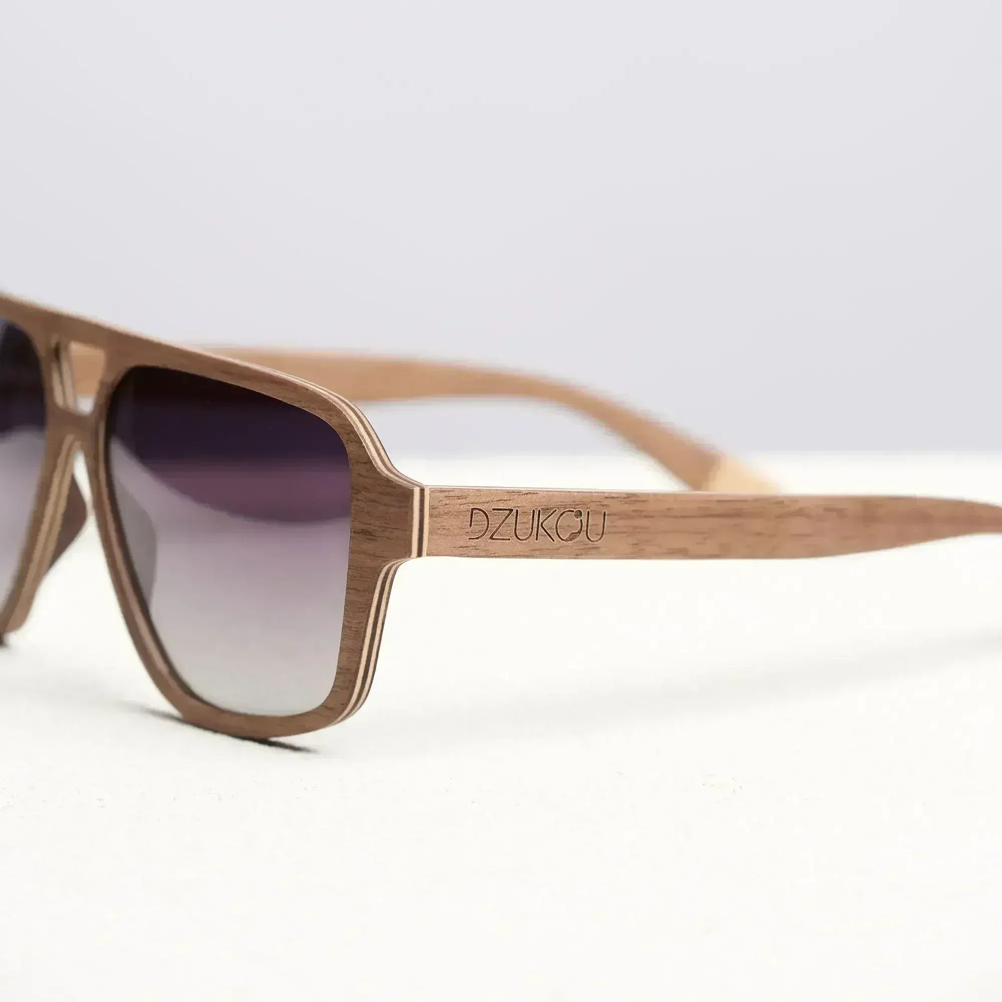 Oblique - Wooden Sunglasses for Men - Femstylo