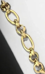 Chunky Cable Chain Link Hypoallergenic Toggle Clasp Fashion Bracelet - Femstylo