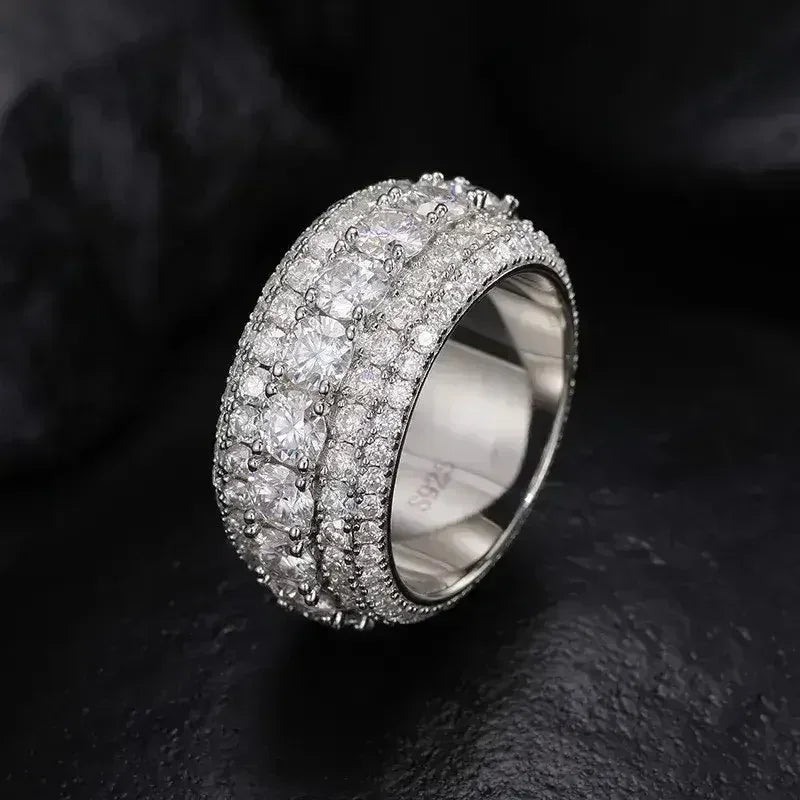 LuxeJewels™ - S925 Sterling Silver Mosonite Ring - Femstylo