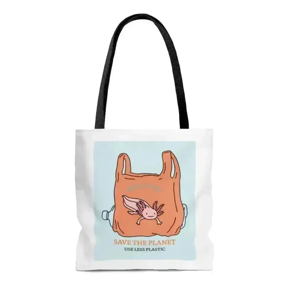 Save Axolotl Edition Shopper Tote Bag Medium - Femstylo
