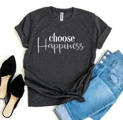 Choose Happiness T-shirt - Femstylo