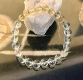 Rutilated Citrine & Quartz Bracelet โ Chakra Healing Birthstone Jewelry - Femstylo