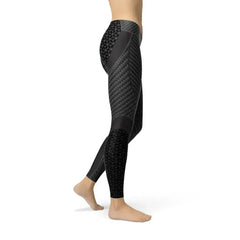 Womens Carbon Fiber Sports Leggings - Femstylo