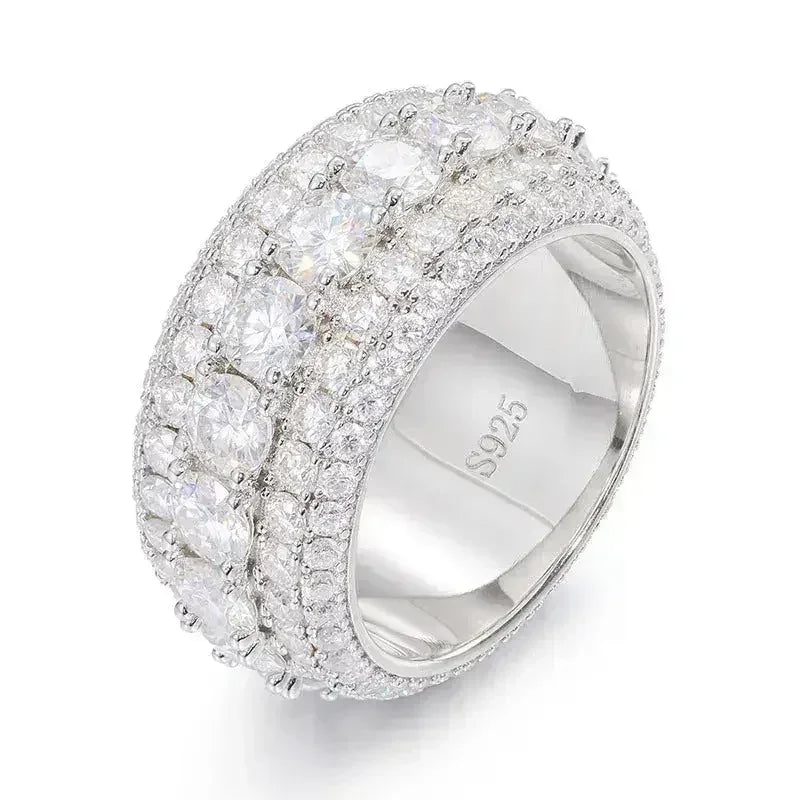 LuxeJewels™ - S925 Sterling Silver Mosonite Ring - Femstylo