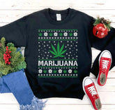 Marijuana Christmas Sweatshirt - Femstylo