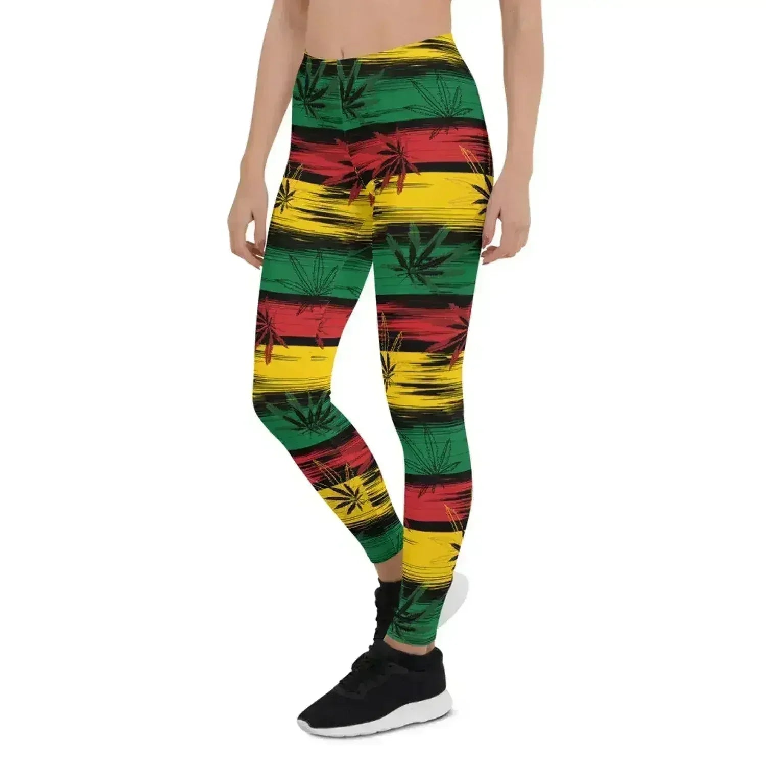 Womens Reggae and Cannabis Leggings - Femstylo