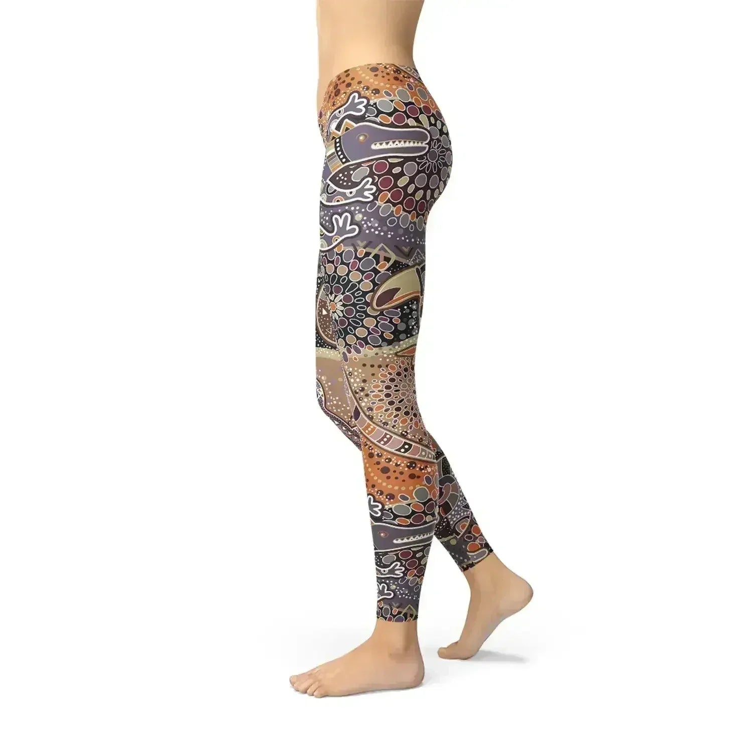 Womens Aboriginal Dreamtime Leggings - Femstylo