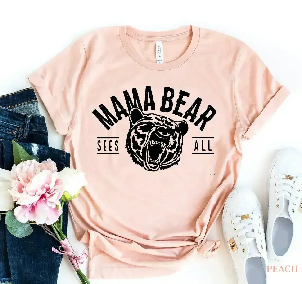 Mama Bear T-shirt - Femstylo