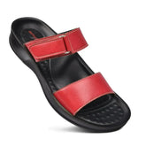 Aerothotic Rustic Women's Velcro Strap Slide Sandals - Femstylo