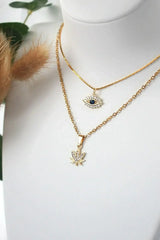 24 Karats Dainty Cannabis Leaf Necklace - Femstylo