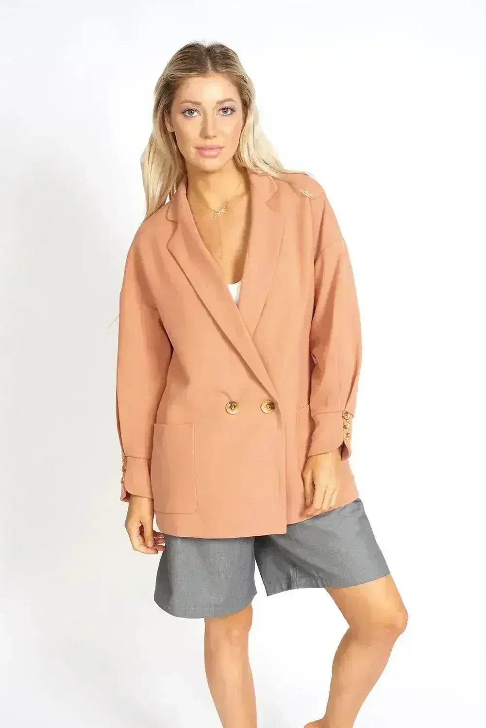 Lisa Business Casual Oversized Blazer - Femstylo