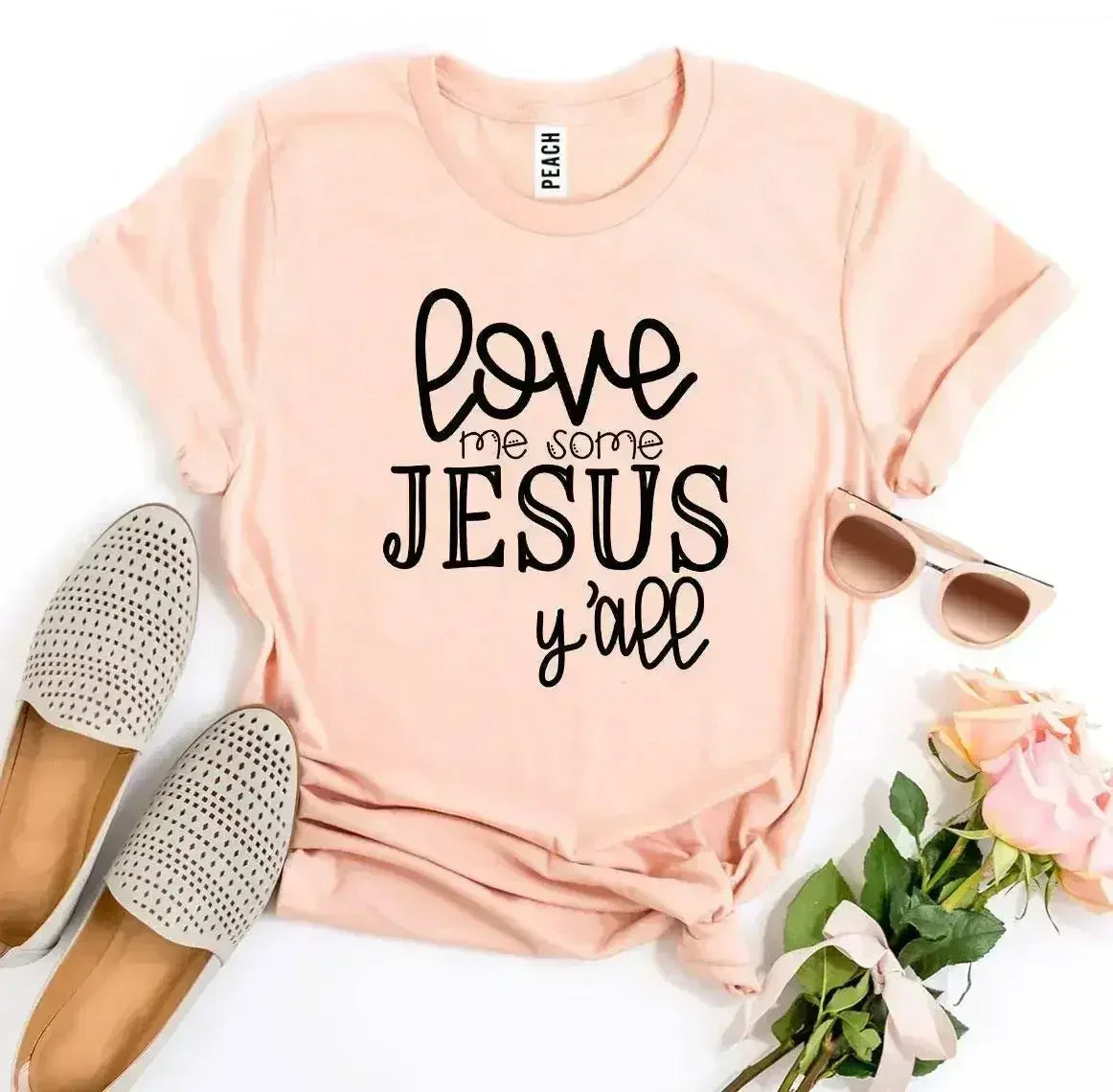 Love Me Some Jesus T-shirt - Femstylo