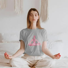 Yoga Meditation Pose Print T-Shirt - Femstylo