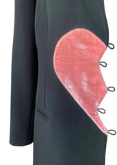 Broken heart oversized blazer - Femstylo