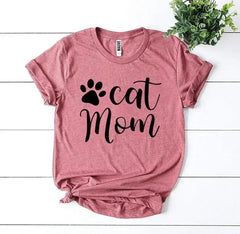 Cat Mom T-shirt - Femstylo