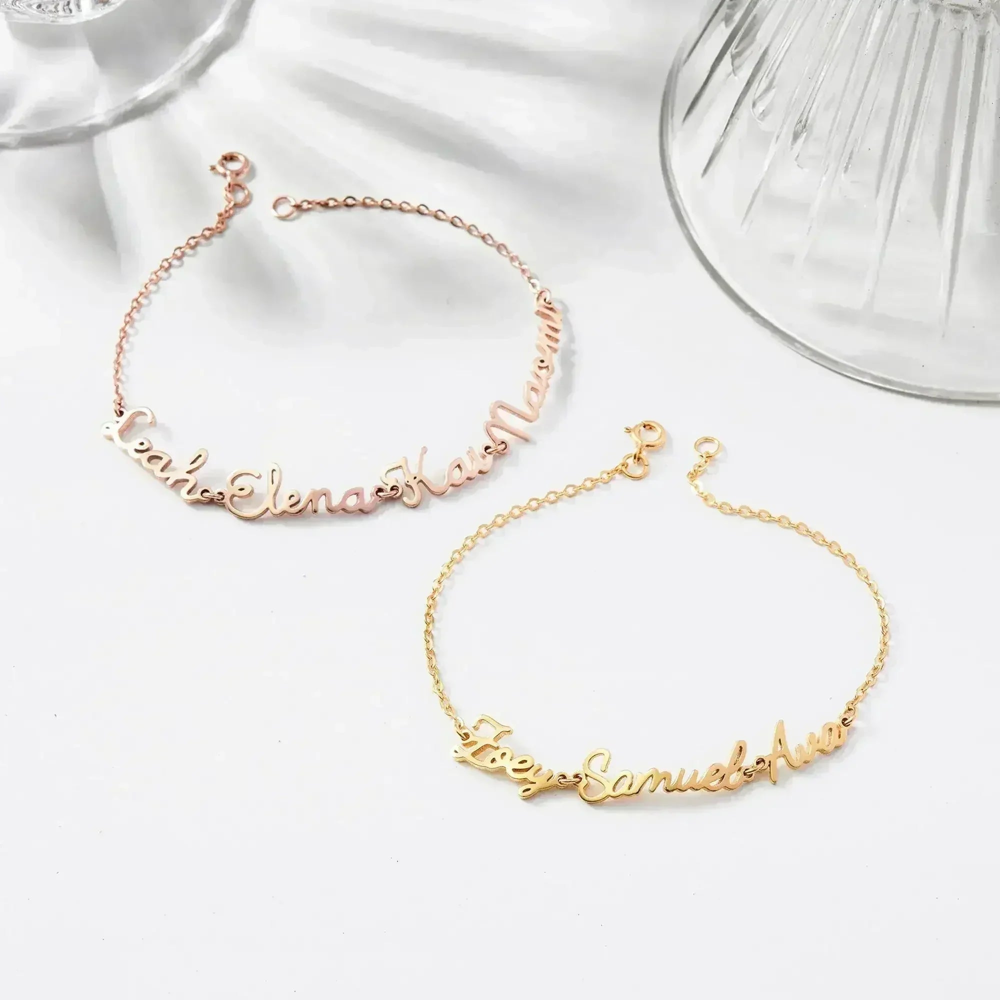 Mom Bracelet With Kids Names, Mother Bracelet, Multiple Names Bracelet - Femstylo