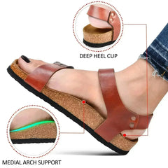 Aerothotic Amulet Comfortable Slingback Arch Supportive Women Sandals - Femstylo
