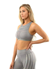 Laguna Sports Bra - Grey - Femstylo