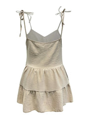 Tie-Strap Tiered Sleeveless Top - Femstylo