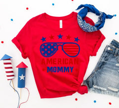 American Mommy T-shirt – Premium Ring-Spun Cotton Tee for Mothers - Femstylo