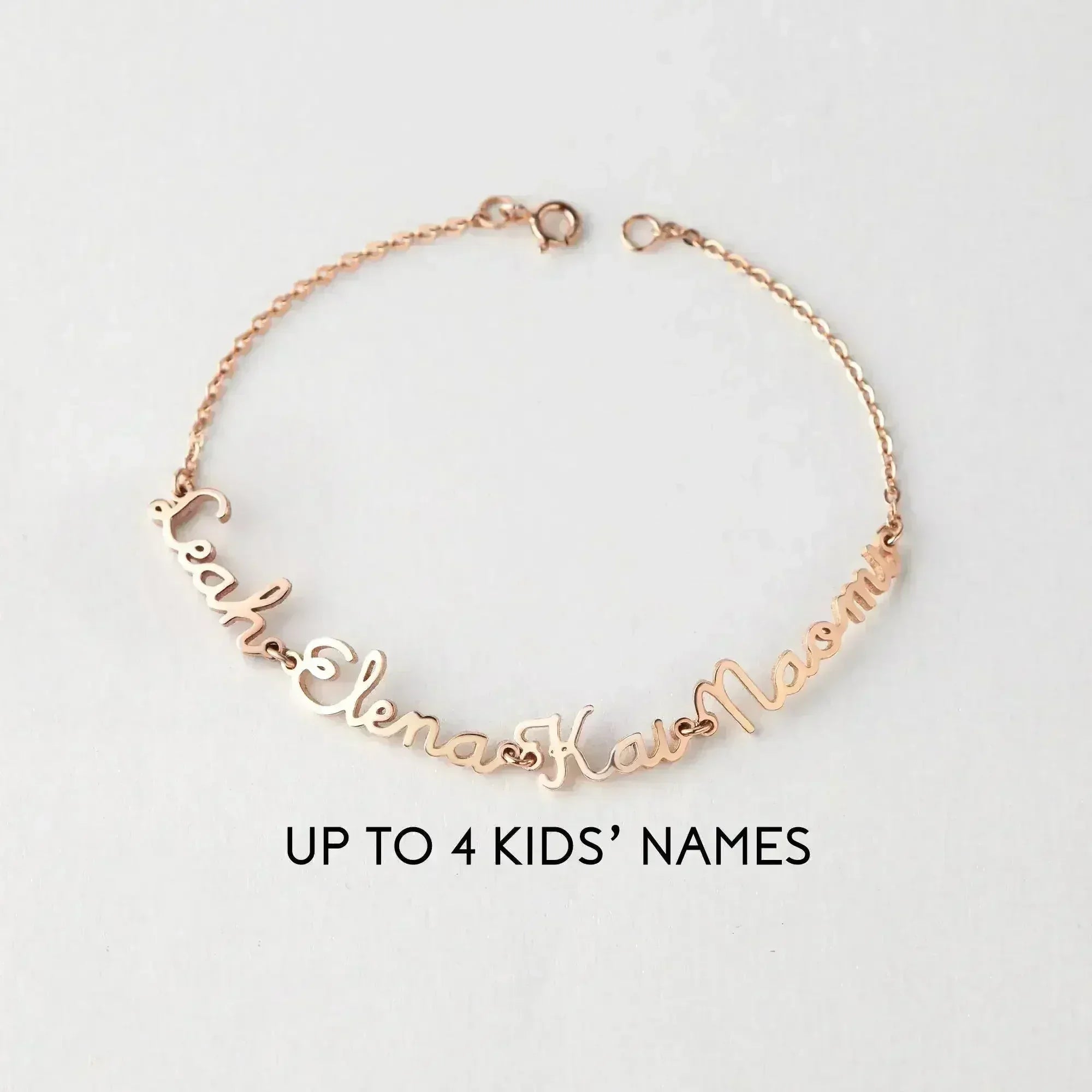Mom Bracelet With Kids Names, Mother Bracelet, Multiple Names Bracelet - Femstylo