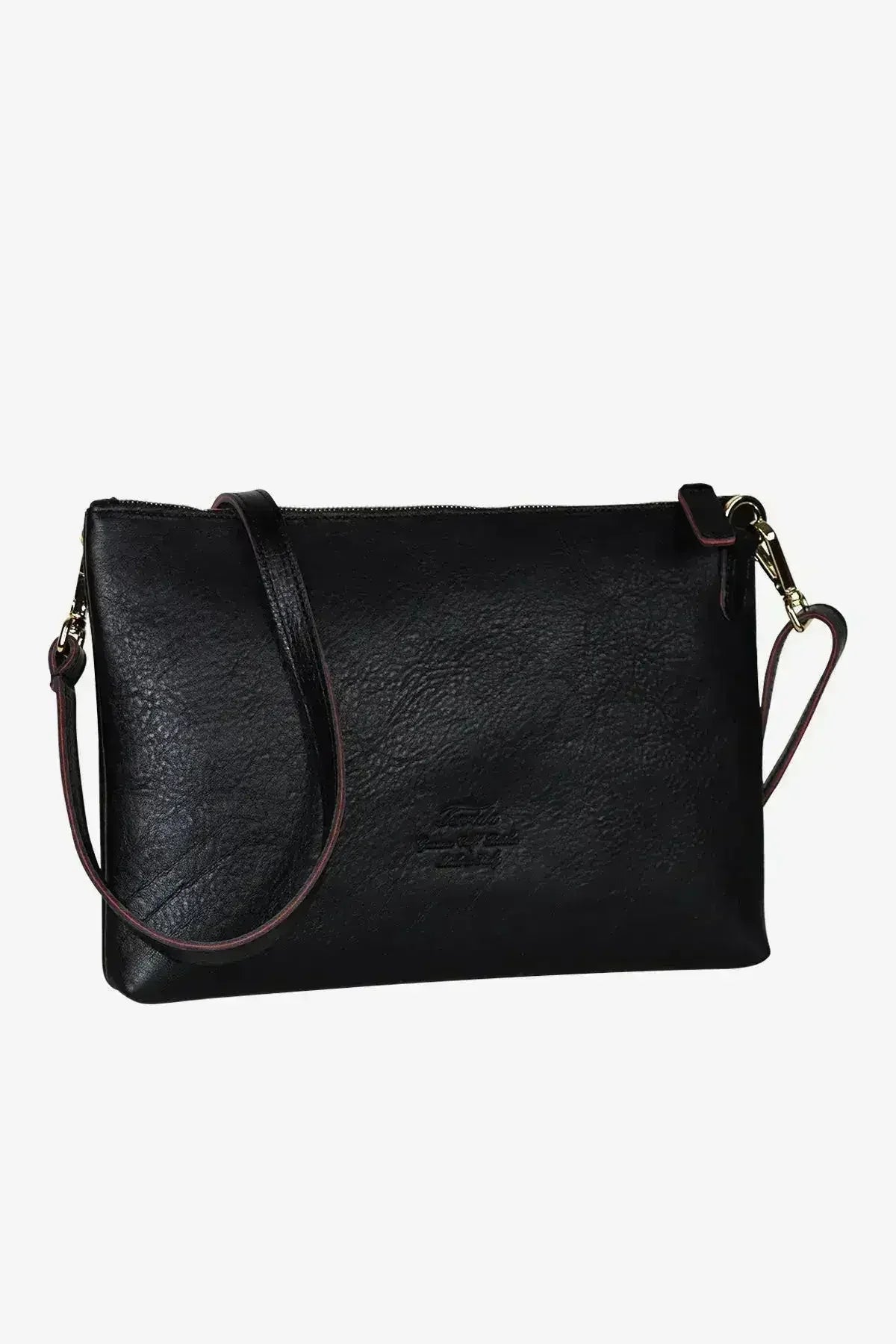 Leather Shiny Bag Black - Femstylo