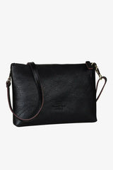 Leather Shiny Bag Black - Femstylo