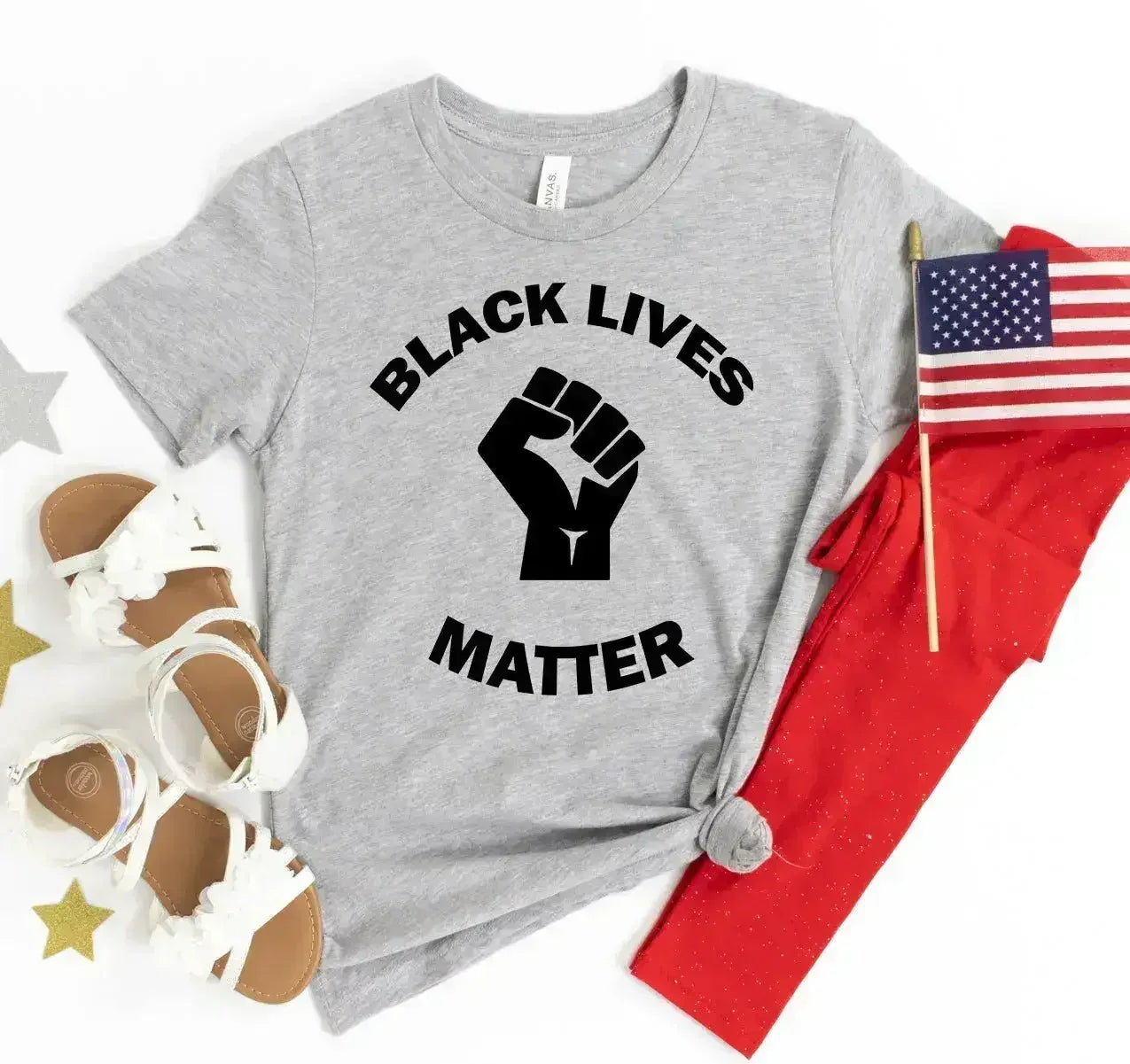 Black Lives Matter Unity Sign T-shirt | Premium Quality, Bella Canvas - Femstylo