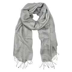 Silver Moon Khmer Silk Scarf - Femstylo