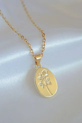 “Bouquet de Roses” 24K Classy Floral Necklace - Femstylo