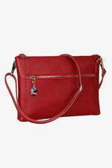 Leather Shiny Bag Red - Femstylo