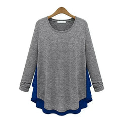 Women's Flowy Pleated Back Top - Chiffon & Cotton Blend | Femstylo - Femstylo