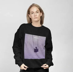 Purple Logo Sweatshirt - Soft Loose Fit Women's Top | Femstylo - Femstylo