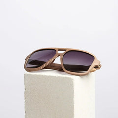 Oblique - Wooden Sunglasses for Men - Femstylo
