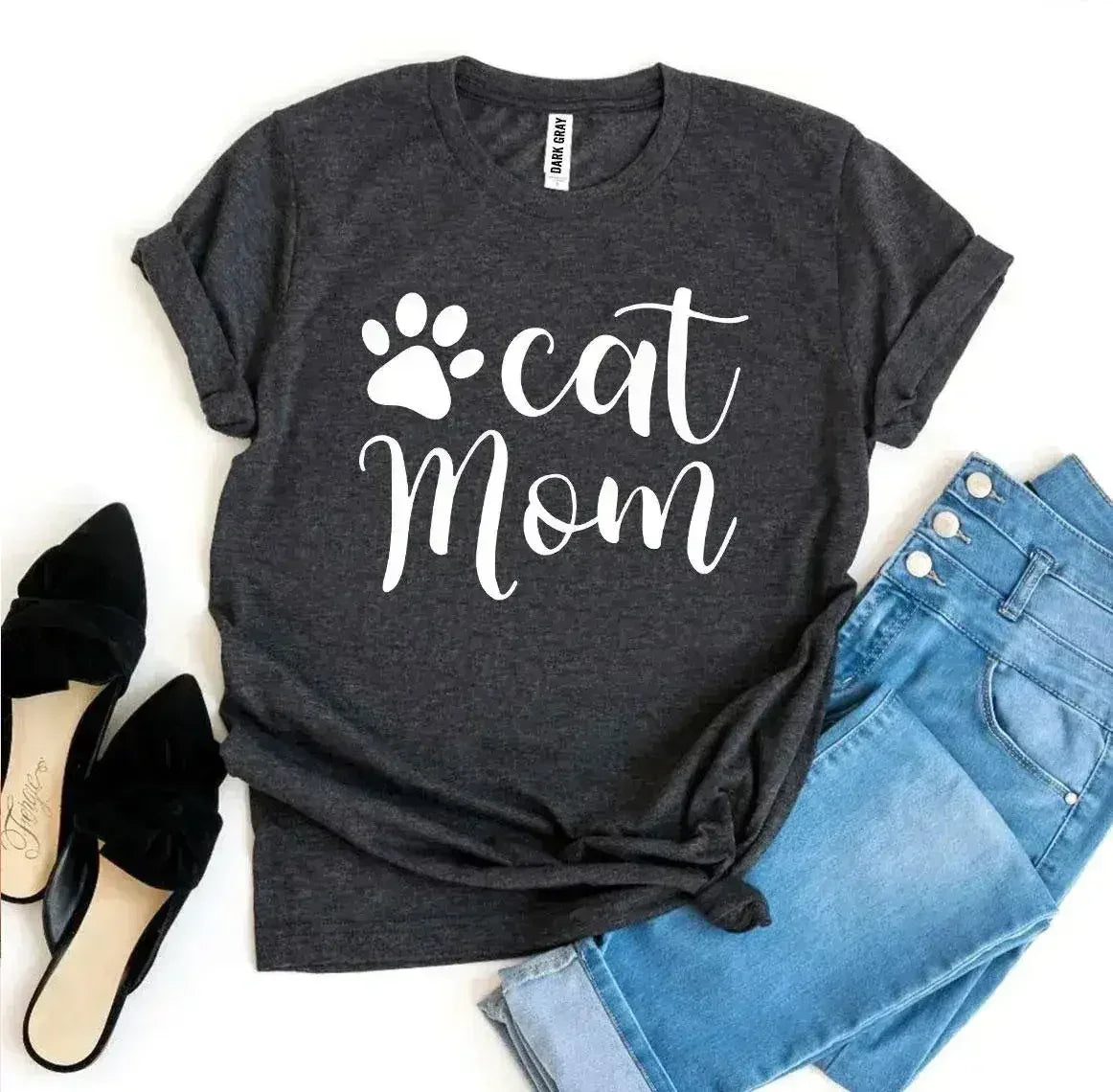Cat Mom T-shirt - Femstylo